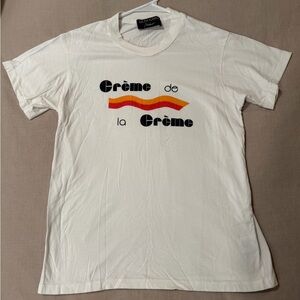 Monogram White Crème de la Crème T-Shirt size medium like new
